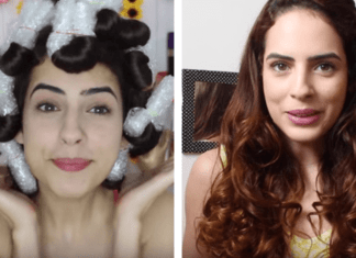 Curl Hair With Bubble Wrap