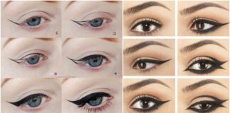 Winged eyeliner