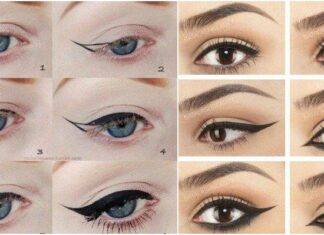 Winged eyeliner