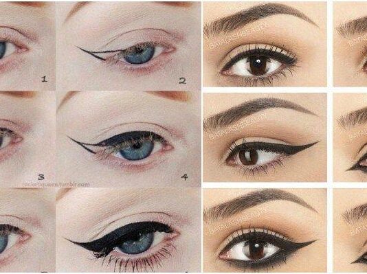 Winged eyeliner