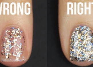 Apply Glitter Nail Polish Perfectly