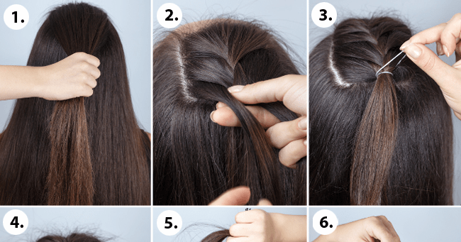 How To Make Half Bun Hairstyle In No Time how-to-make-half-bun-hairstyle-in-no-time