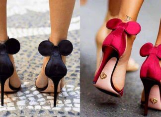 These cute Minnie mouse heels are a thing now!