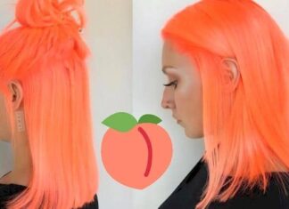Slay This Summer With Neon Peach Hair!