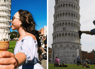 Most Unique shots captured by tourists at Leaning Tower Of Pisa