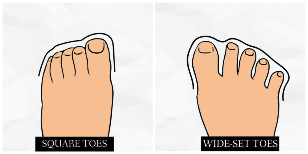 Here’s what the shape of your toe reveals about your personality
