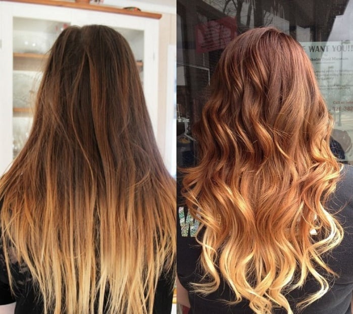 ombre hair color