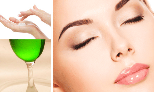 Natural ingredients for the glowing skin
