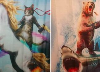 15 Hilarious Shower Curtains That Will Make You Laugh Out Loud