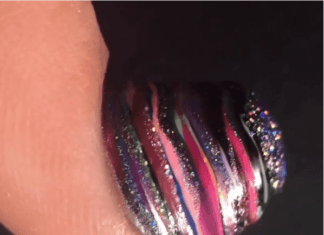 This Girl Has Made A Nail Polish Mountain With 100 Coats!