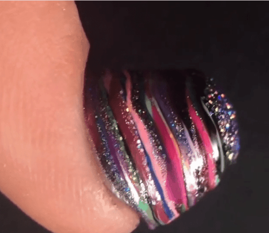 This Girl Has Made A Nail Polish Mountain With 100 Coats!