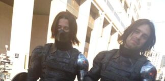 Character: Winter soldier; Actor: Sebastian Stan, Stunt Double: James Young