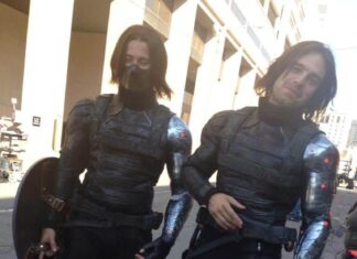 Character: Winter soldier; Actor: Sebastian Stan, Stunt Double: James Young
