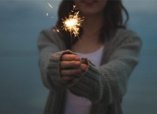 Sparkler, Holding, Hands, Firework, Sparkles, Fire