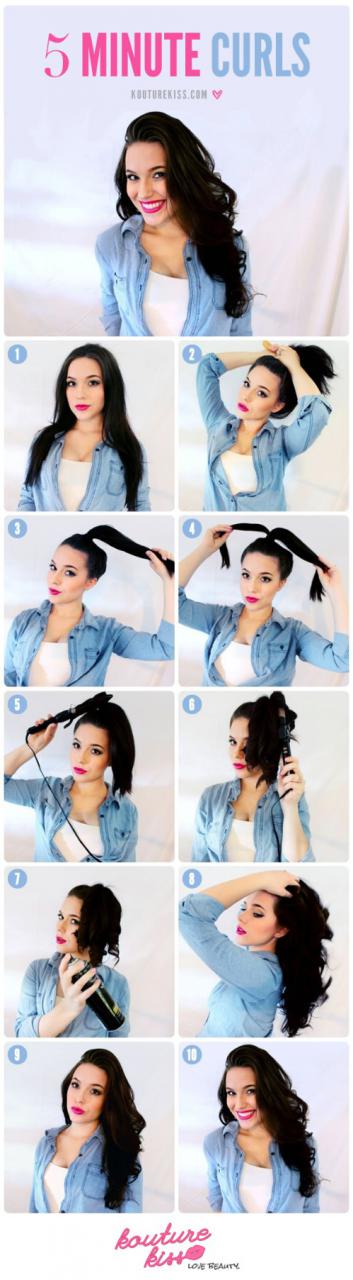 5 minute gorgeous hairstyles