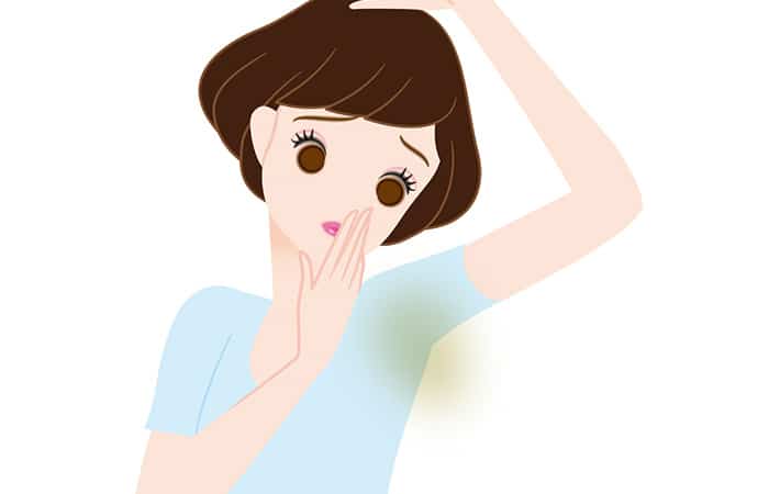 Get rid of underarm odor