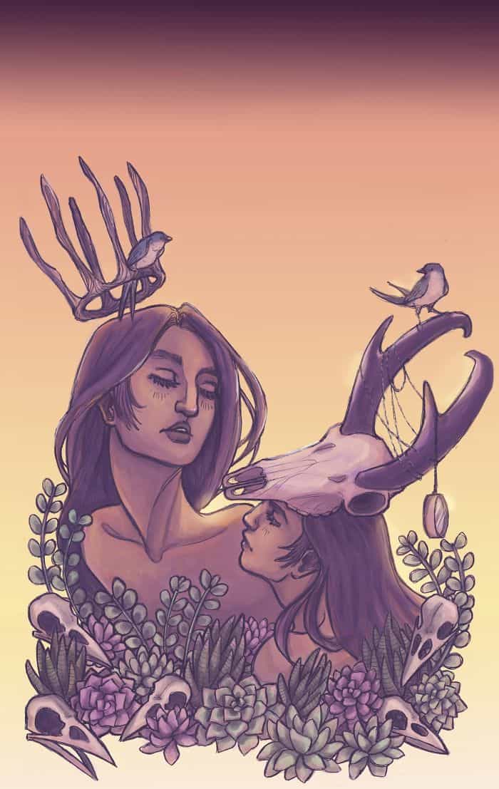 See Your Zodiac Goddesses In Illustrations