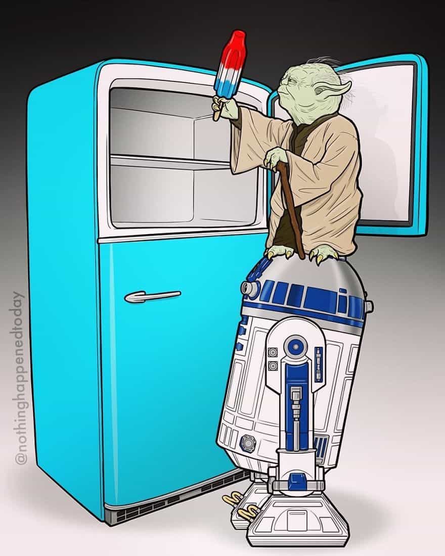 Cartoon character's secret life