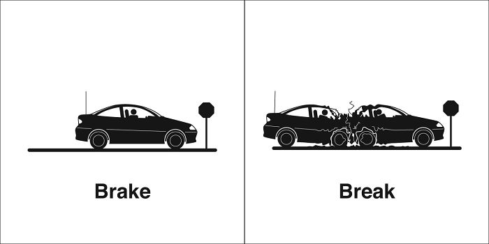 Brake, Break