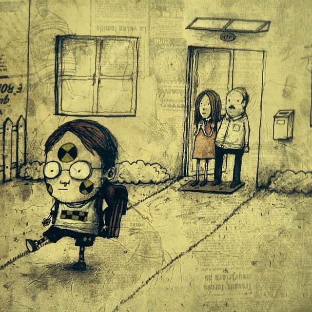 These Paintings portrays harsh reality of the present world