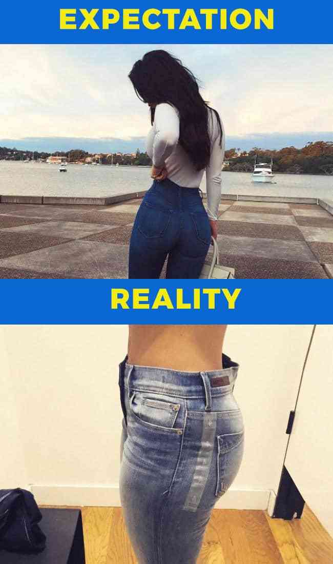 Fashion expectation vs reality