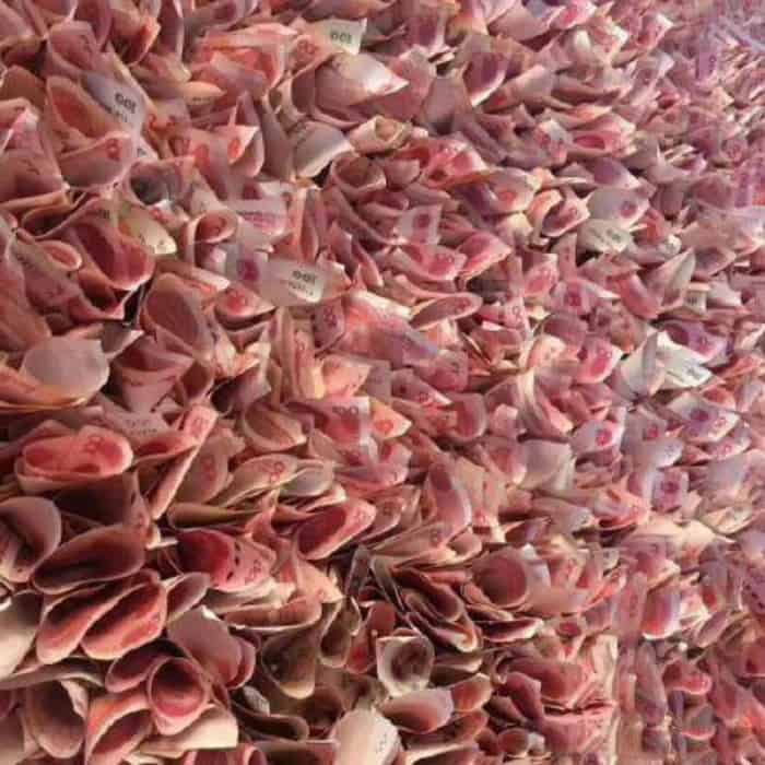 For His Girlfriend The Man Turned 334,000 Yuan Into Flowers