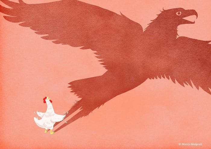 Illustrations on the dark hypocrisy of our Society