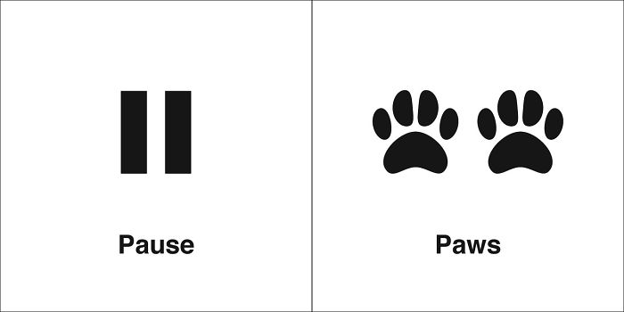 Pause, paws