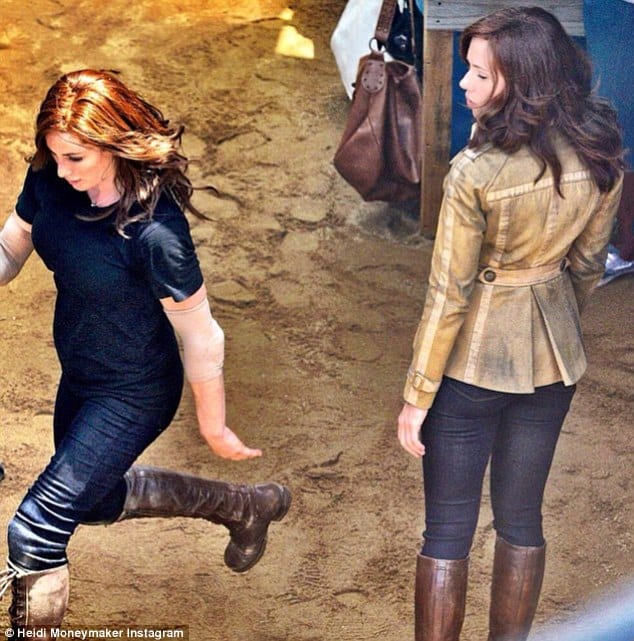 Character: Black widow; Actor: Scarlett Johansson, Stunt Double: Heidi Moneymaker