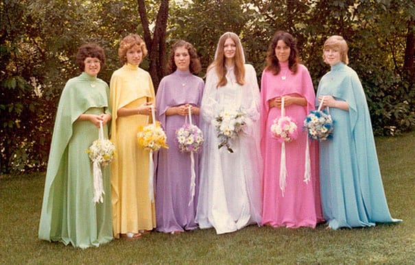 Some Of The Ridiculous Bridesmaid Dresses That Have Over Time