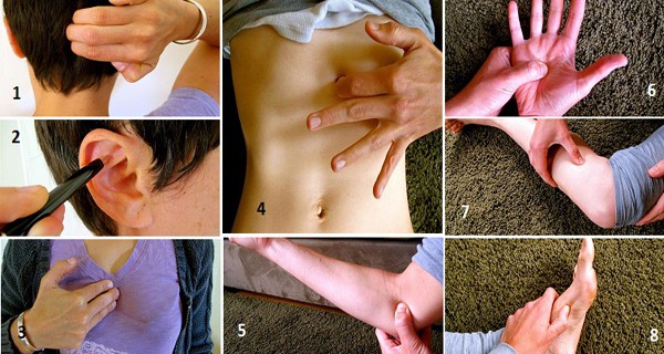 Pressure points to relieve stress