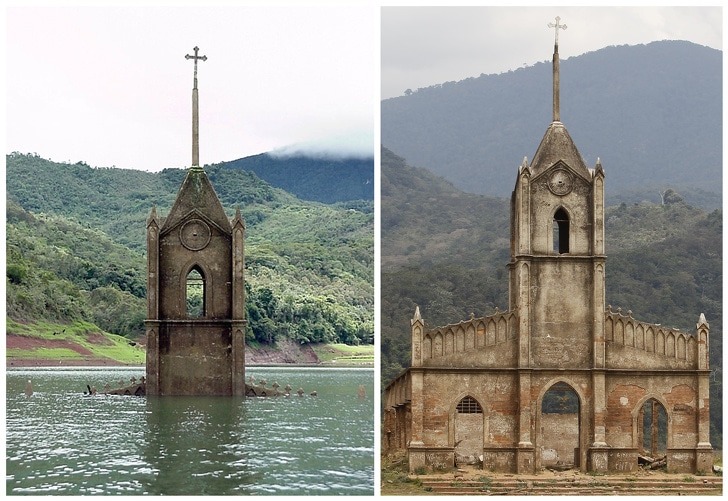 5 Attractive Underwater Submerged Places That Have Become Visible Once Again