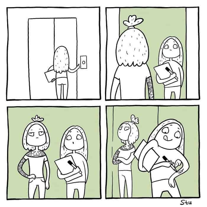 Girl's problem illustrations- Russian Artist Portrays A Girl's Life