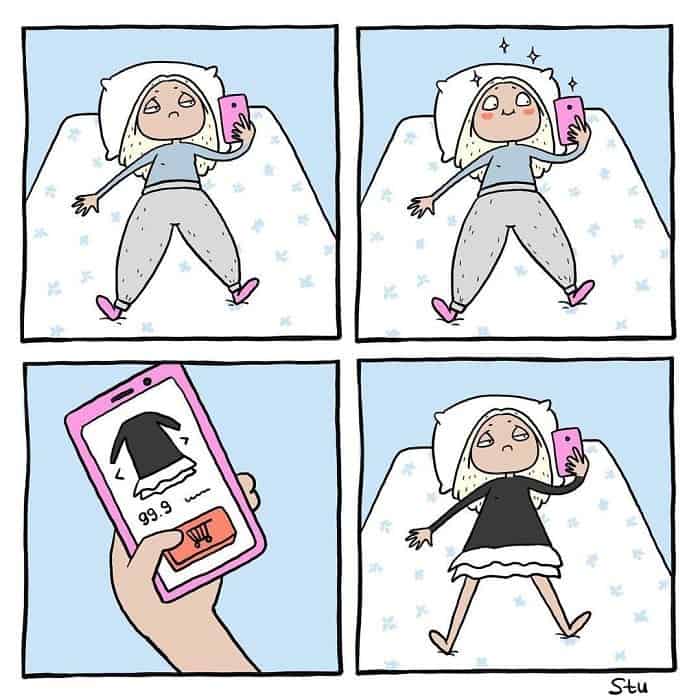 Girl's Problem Illustrations Russian Artist Portrays A Girl's Life