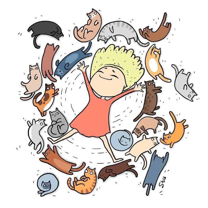 Girl's Problem Illustrations Russian Artist Portrays A Girl's Life