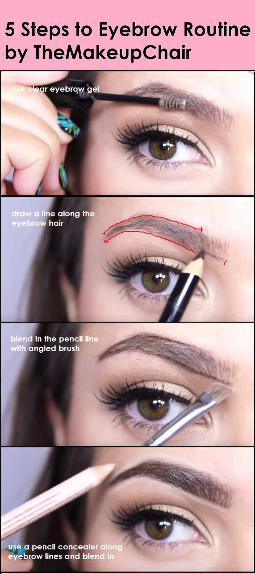 Perfect eyebrow routine