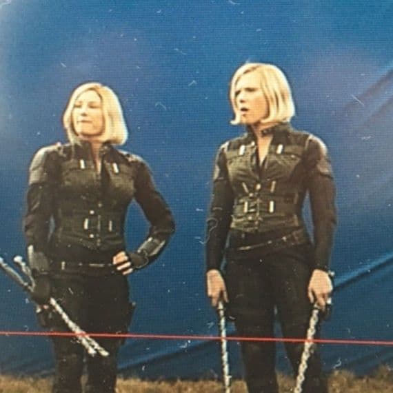 Photos Of Avengers With Their Stunt Doubles-Reality Check