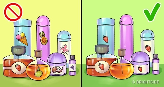 How to apply the perfumes?