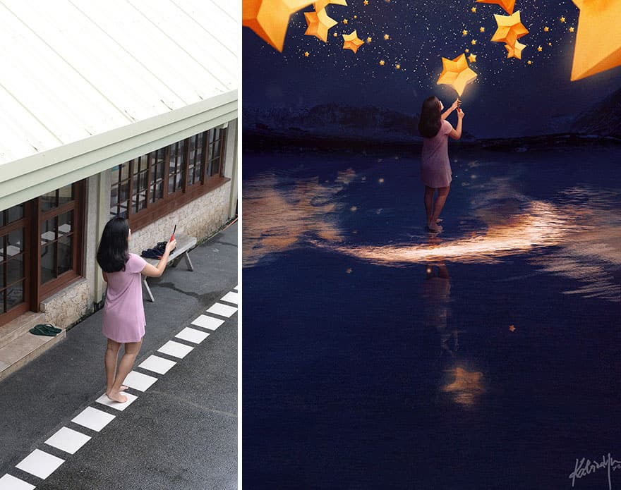 Creative photoshopped