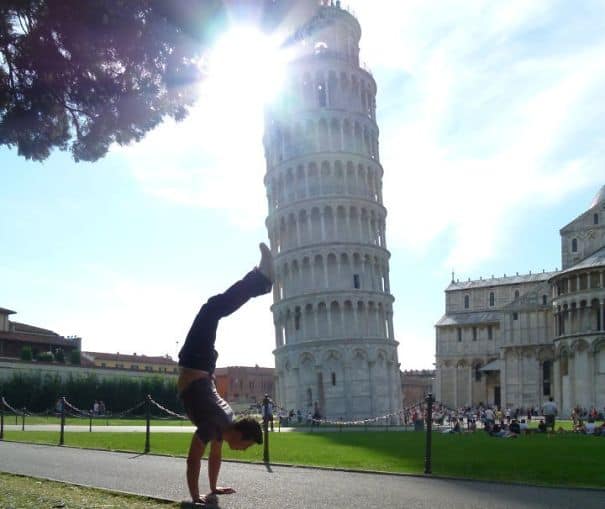 Unique shots captured with leaning tower of pisa