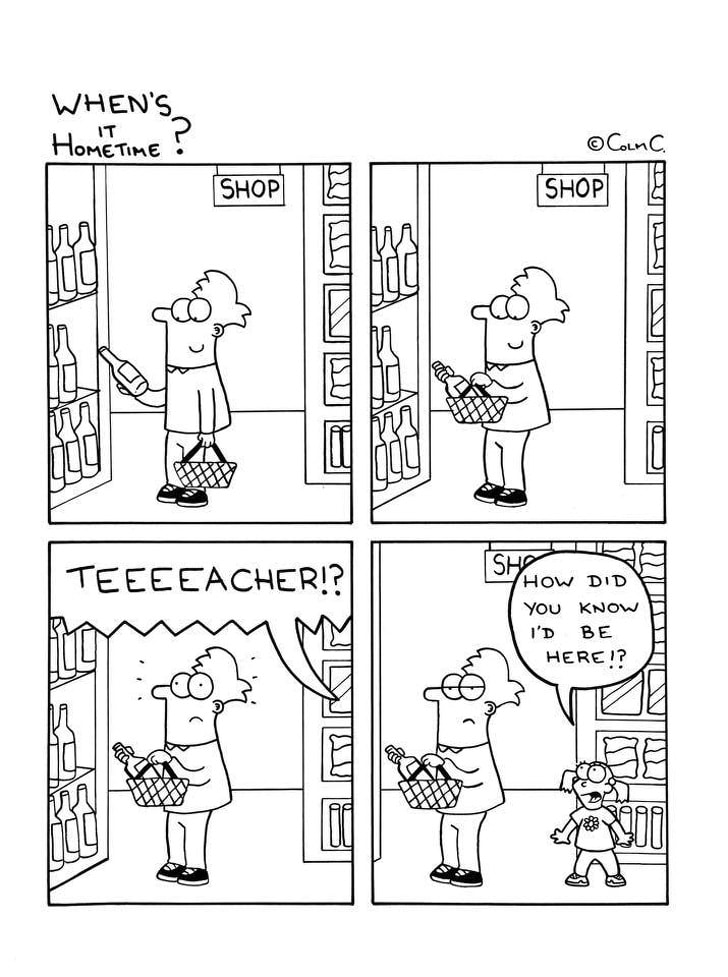 Teacher Draws Funny Moments Of His Life 