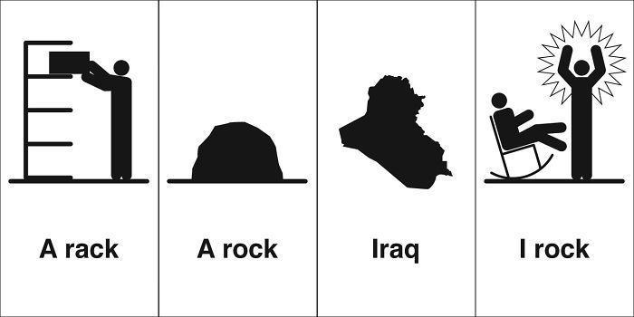 A rack, A rock, Iraq, I rock