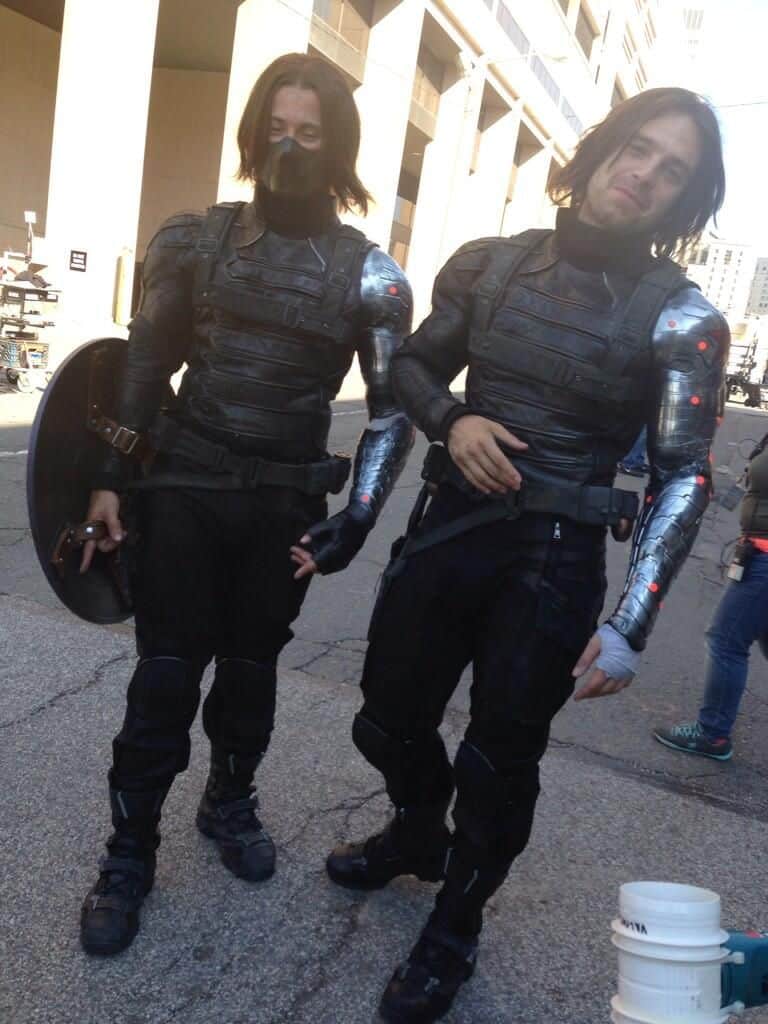 Character: Winter soldier; Actor: Sebastian Stan, Stunt Double: James Young