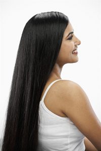 Get straight hair naturally