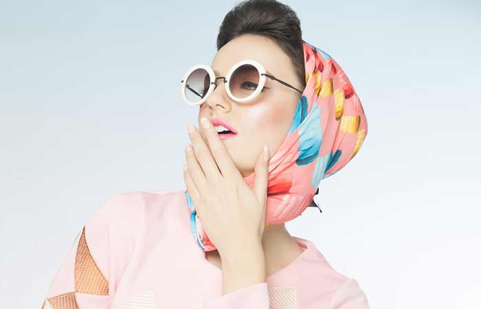 7. Wrapping A Silk Scarf