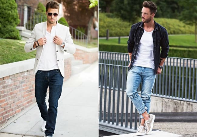 The woman completely loves this clothing on men