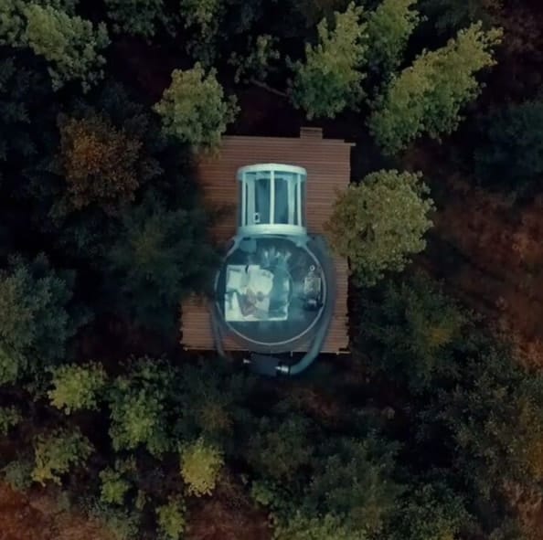 Bubble hotels to see northern lights