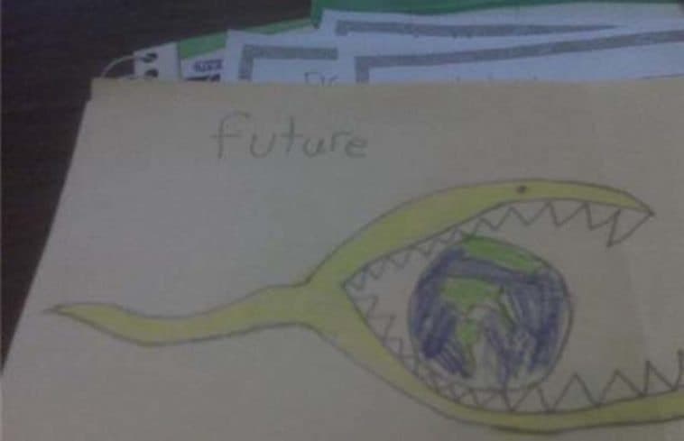 hilarious drawing of kids