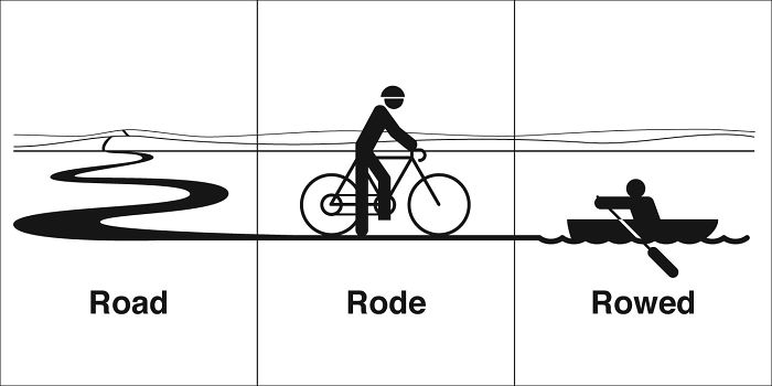 Road, Rode, Rowed