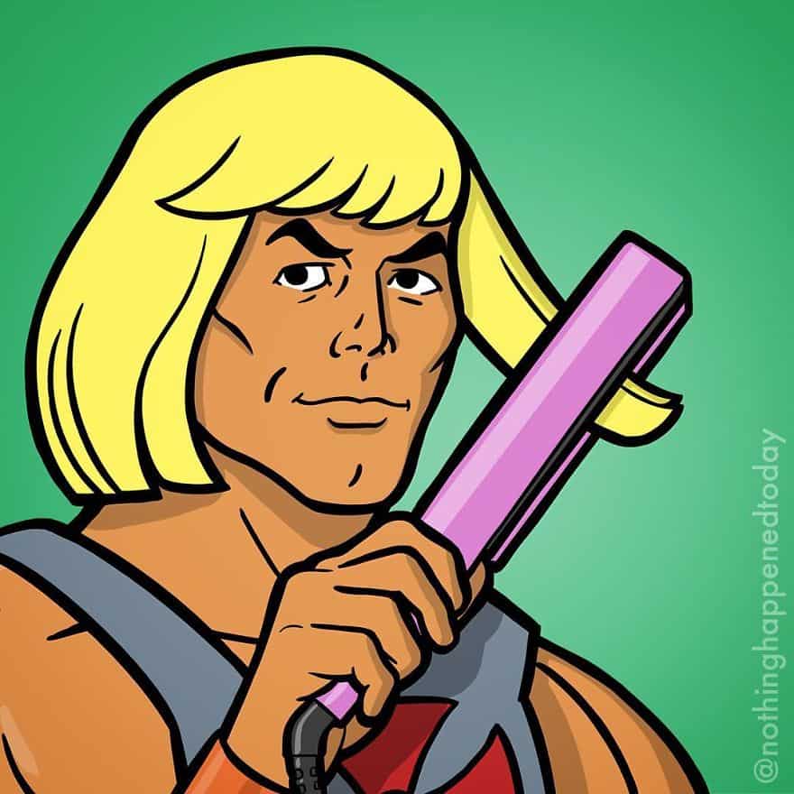 cartoon character's secret life